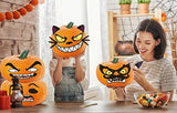 XJF calabaza de Halloween Kit de decoración pegatinas