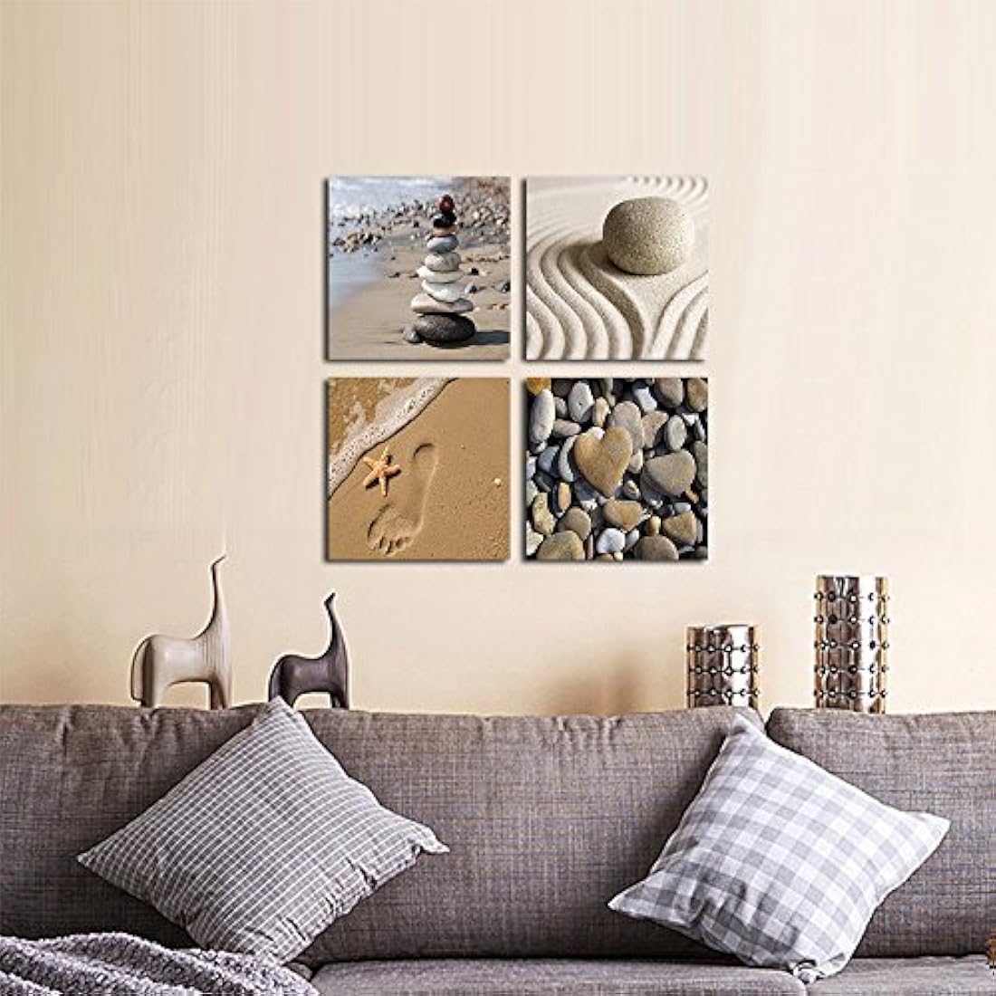 Wieco Art - Cuadros abstractos contemporáneos modernos