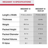 Colchoneta autoinflable para dormir Exped Megamat 10