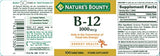 Comprimidos de B12 Natures Bounty