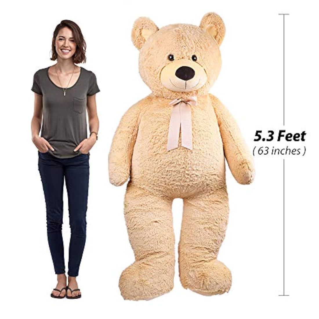 Peluches - Oso de peluche gigante (4.9 ft)