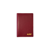 Porta Documentos y Tarjetas de piel para pasaporte rojo