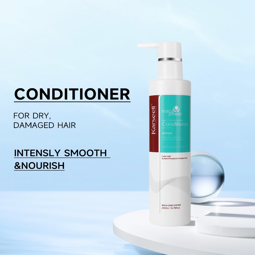 Acondicionador Reparación Aceite Argán Colágeno para Cabello