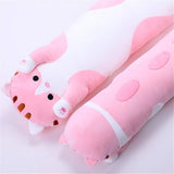 Peluche Adorable almohada con diseño de gato de caricaturas