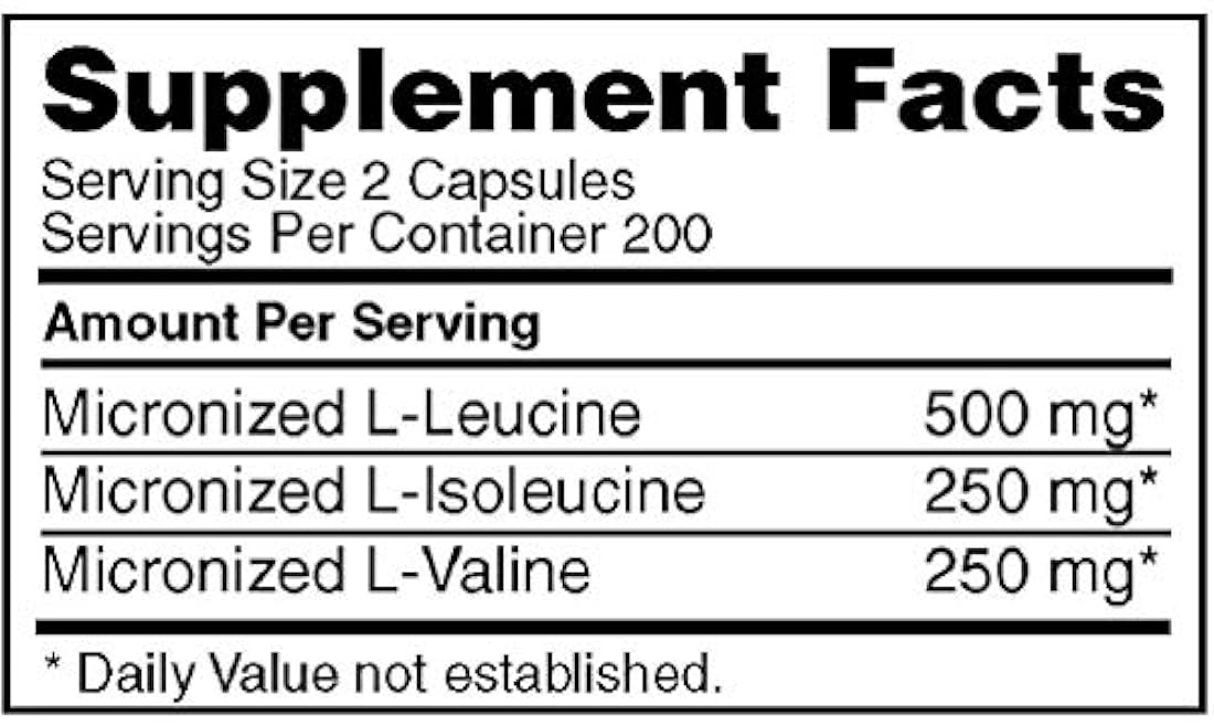 Cápsulas Optimum Nutrition BCAA, BON-089, 1