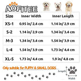 AOFITEE Zapatos de malla para perros para mascotas, zapatos transpirables para perros pequeños, sandalias impermeables para mascotas con suela antideslizante y cierre de cremallera, protector duradero para patas de mascotas para pavimento caliente