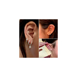 Aretes colgantes de aro para mujeres