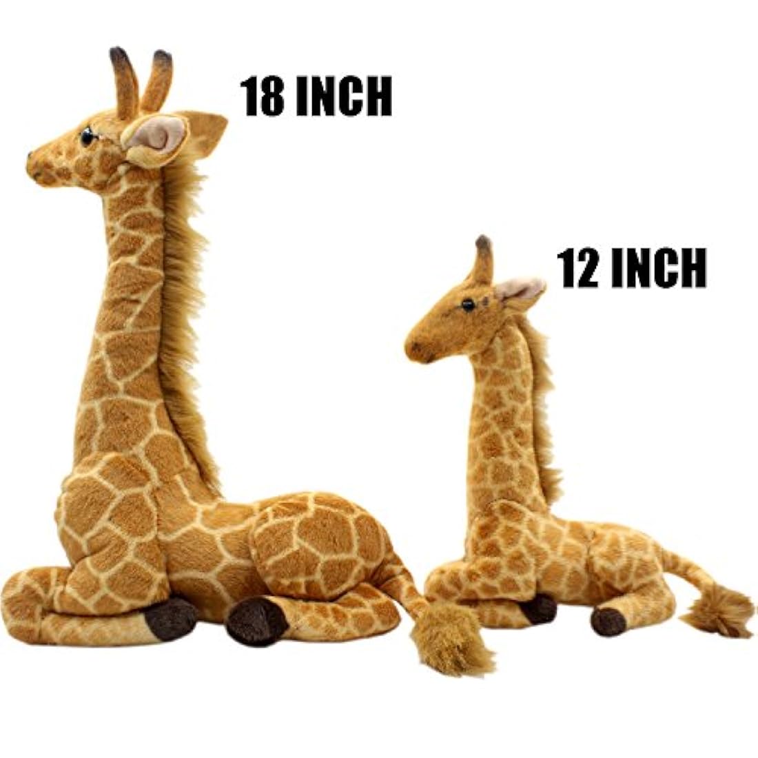Peluche de jirafa de peluche, 18 pulgadas