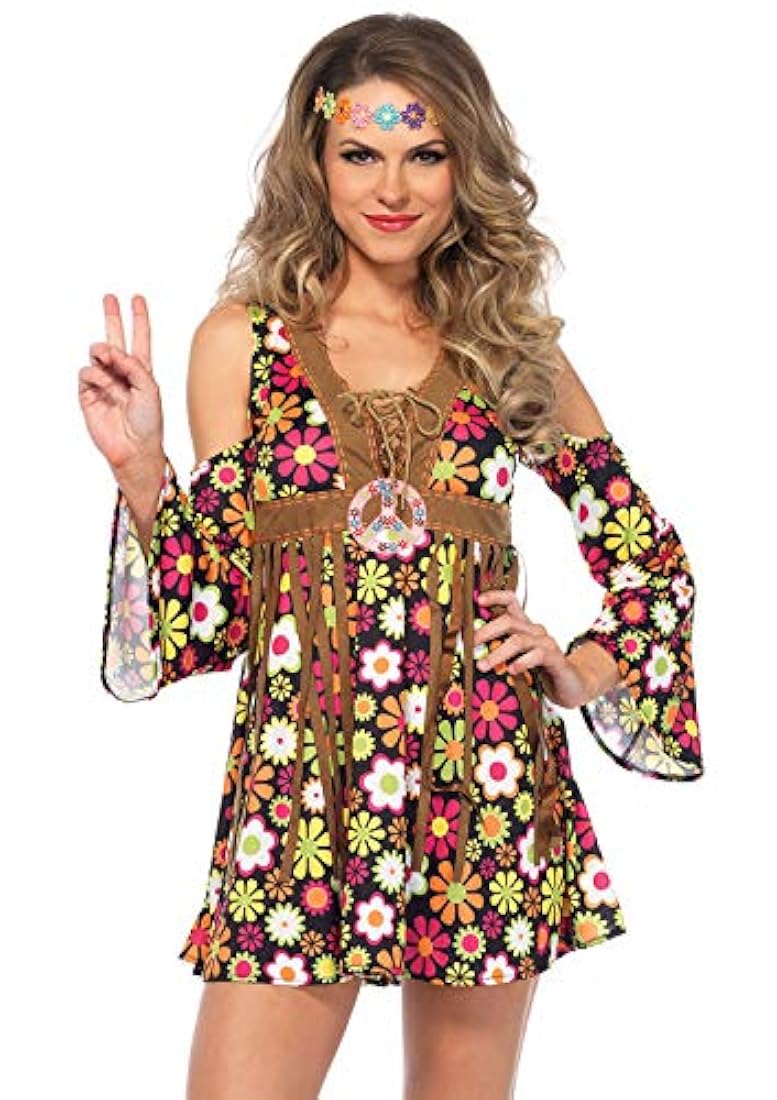 Leg Avenue Groovy Hippie 60s Disfraz