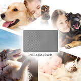 Mantas de perro para protección de sofá impermeable, gris