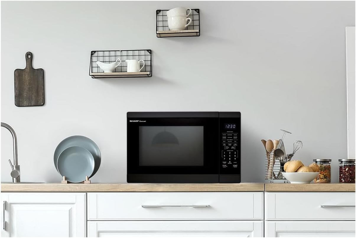 Horno Microondas Sharp SMC1461KB, 1.4 CuFt, 1100W, 12.4