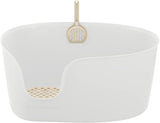 Caja de arena para gatos de pared alta XL Richell PAW TRAX