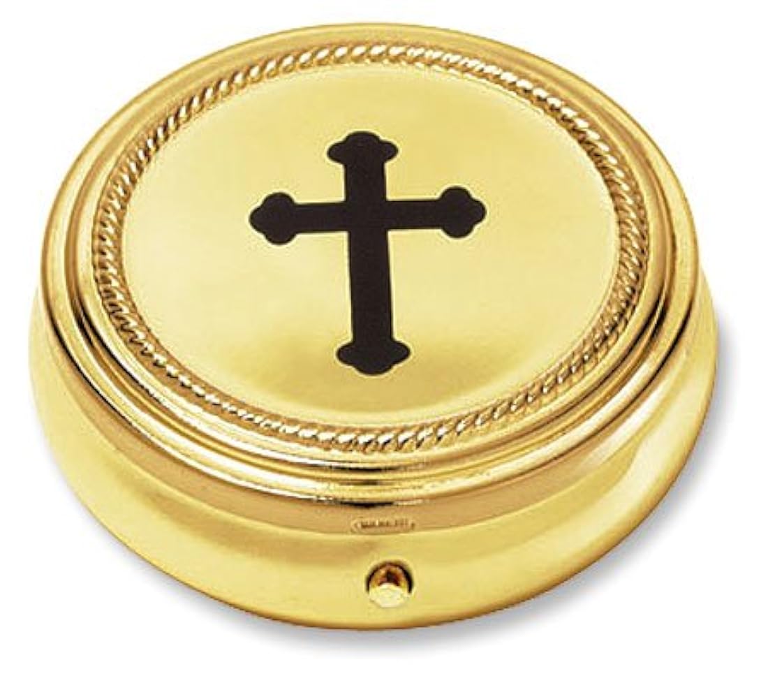 Estuche Dorado Catolico 2 1/4
