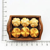 Imán de resina para refrigerador de pan, Delicious Food