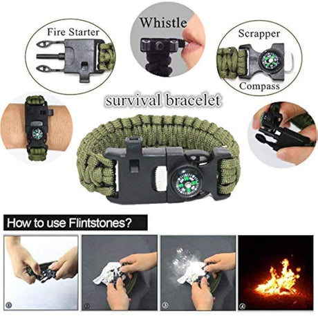 equipos de supervivencia 13 en 1 accesorios de caza