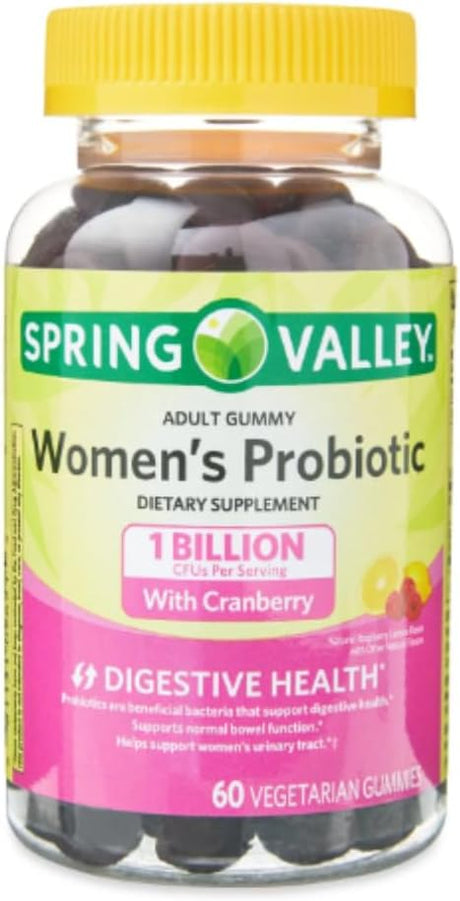 Suplemento de Probióticos para Mujeres Spring Valley, 60g, Gomas Vegetarianas
