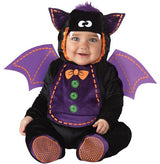 Disfraces de personajes color negro morado pequeño
