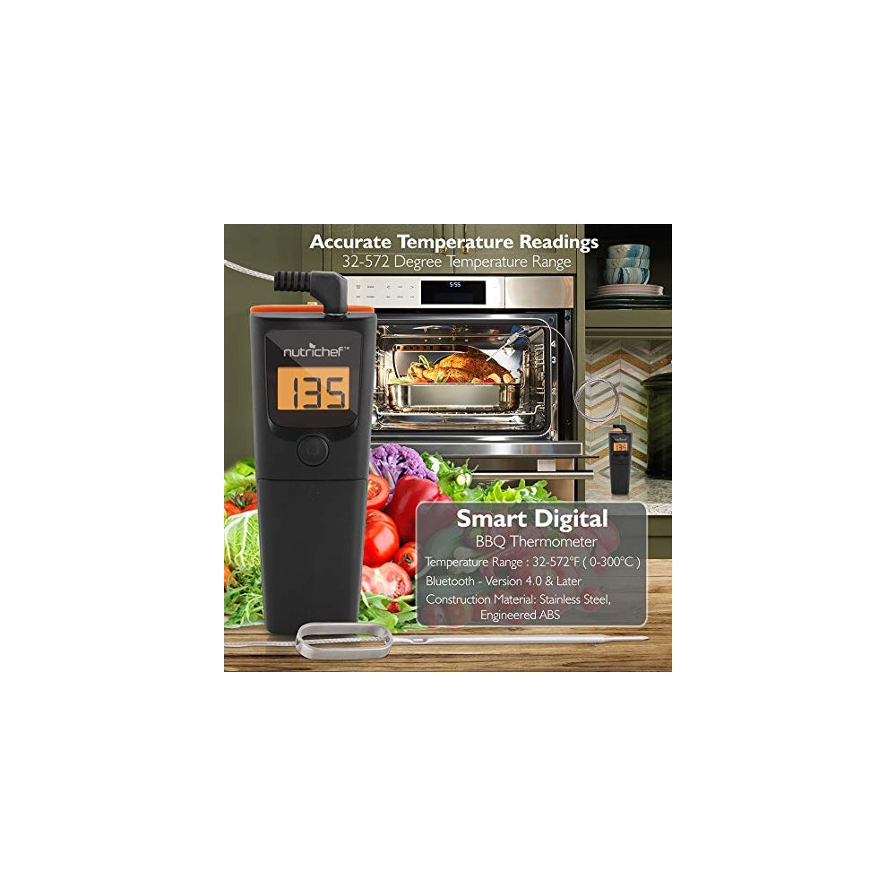 Termómetro digital inalámbrico  NUTRICHEF PWIRBBQ90