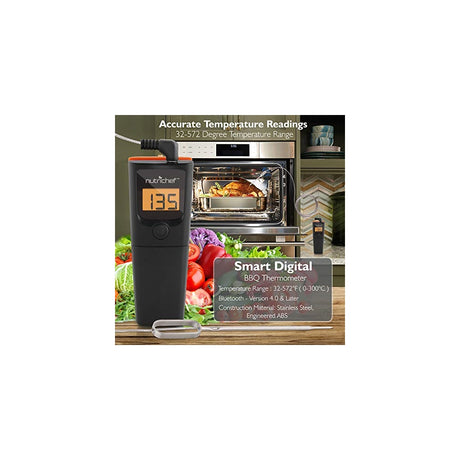 Termómetro digital inalámbrico  NUTRICHEF PWIRBBQ90