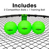 Set de juego de tres pelotas