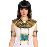 Disfraces - Collar egipcio de lujo para mujer, 2 piezas
