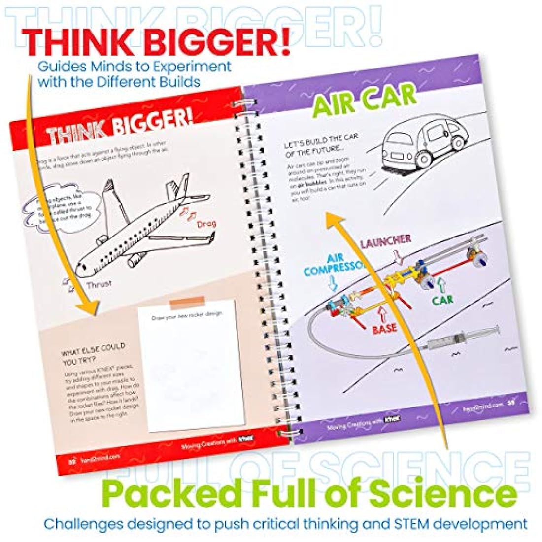STEM Science Kit para niños, juego de libros y construcción