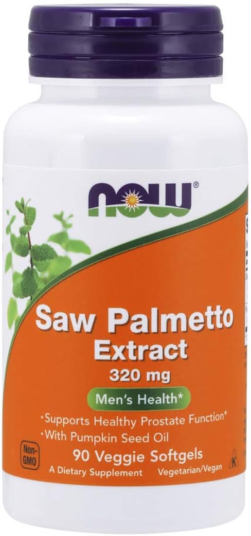 Suplementos NOW extracto de palma de sierra de 320 mg