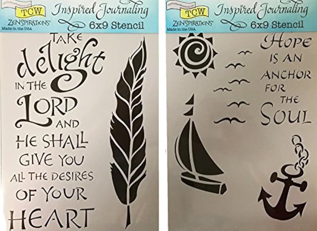 The Crafter 's Workshop Conjunto de 2 Biblia Journaling