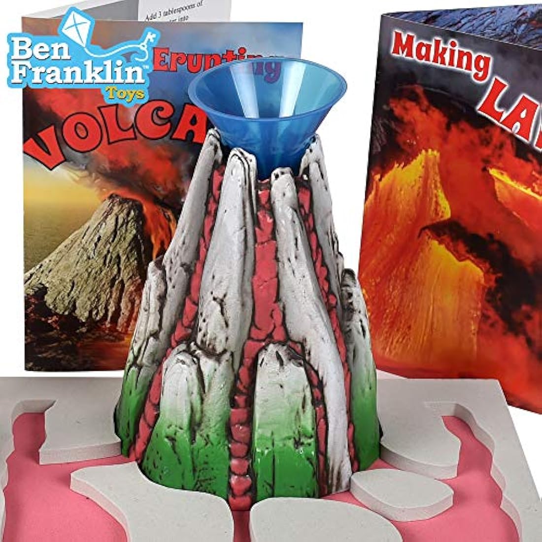 Kit de laboratorio científico para hacer volcán de aire