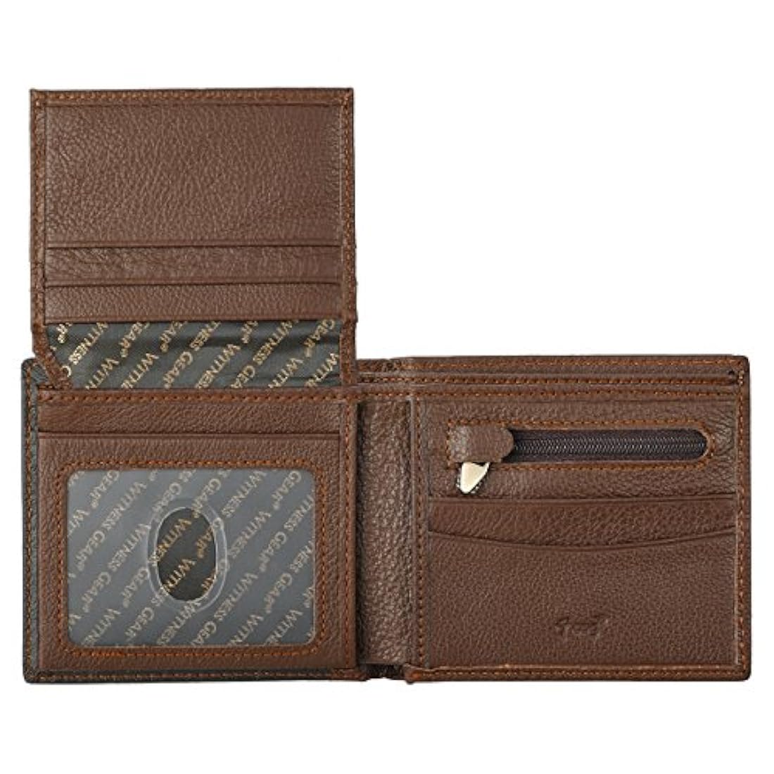 Christian Art Gifts Cartera de cuero genuino para hombres