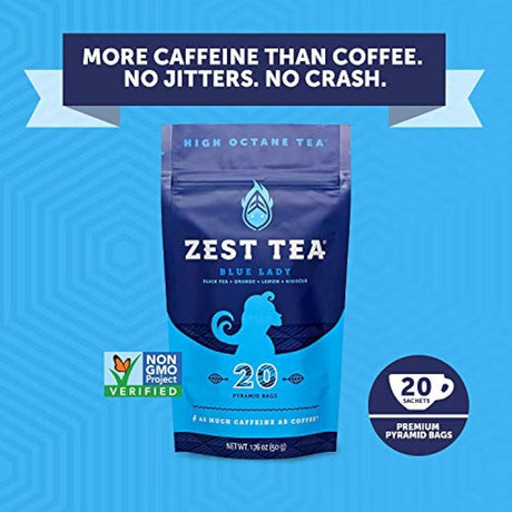 té con elevado nivel de cafeína