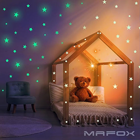 Kit de Pegatinas de pared o techo brillantes -  MAFOX
