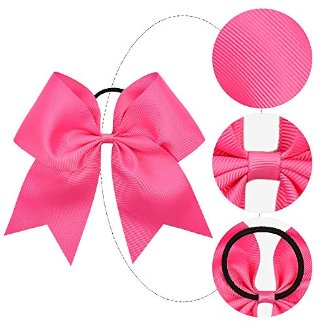 CN Girls Cheer Bow con soporte para coleta de animación