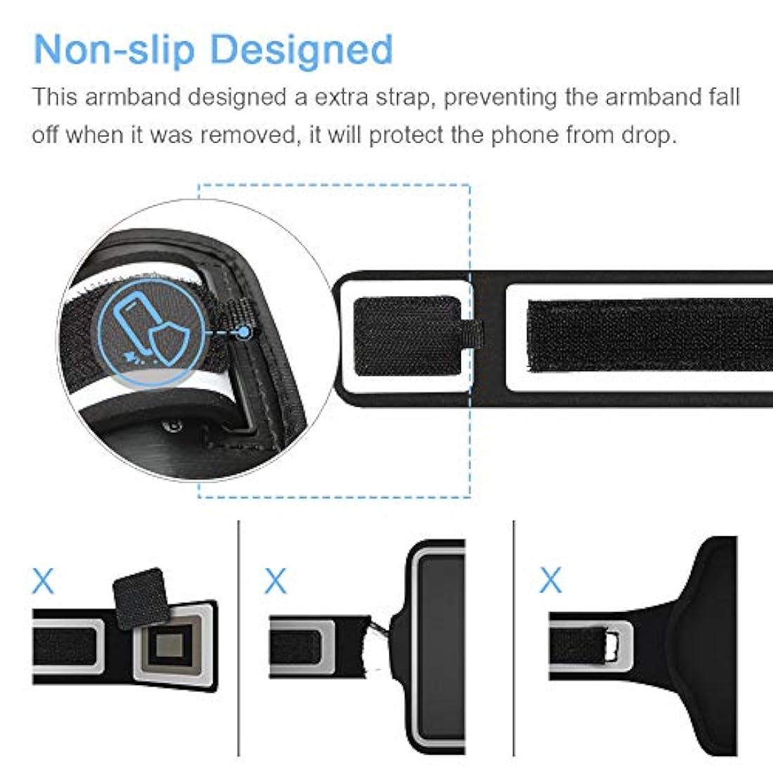 Galaxy S7 Edge/S8/S8+ banda para el brazo, ejercicio.