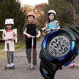 Reloj digital para niños y niñas resistente al agua