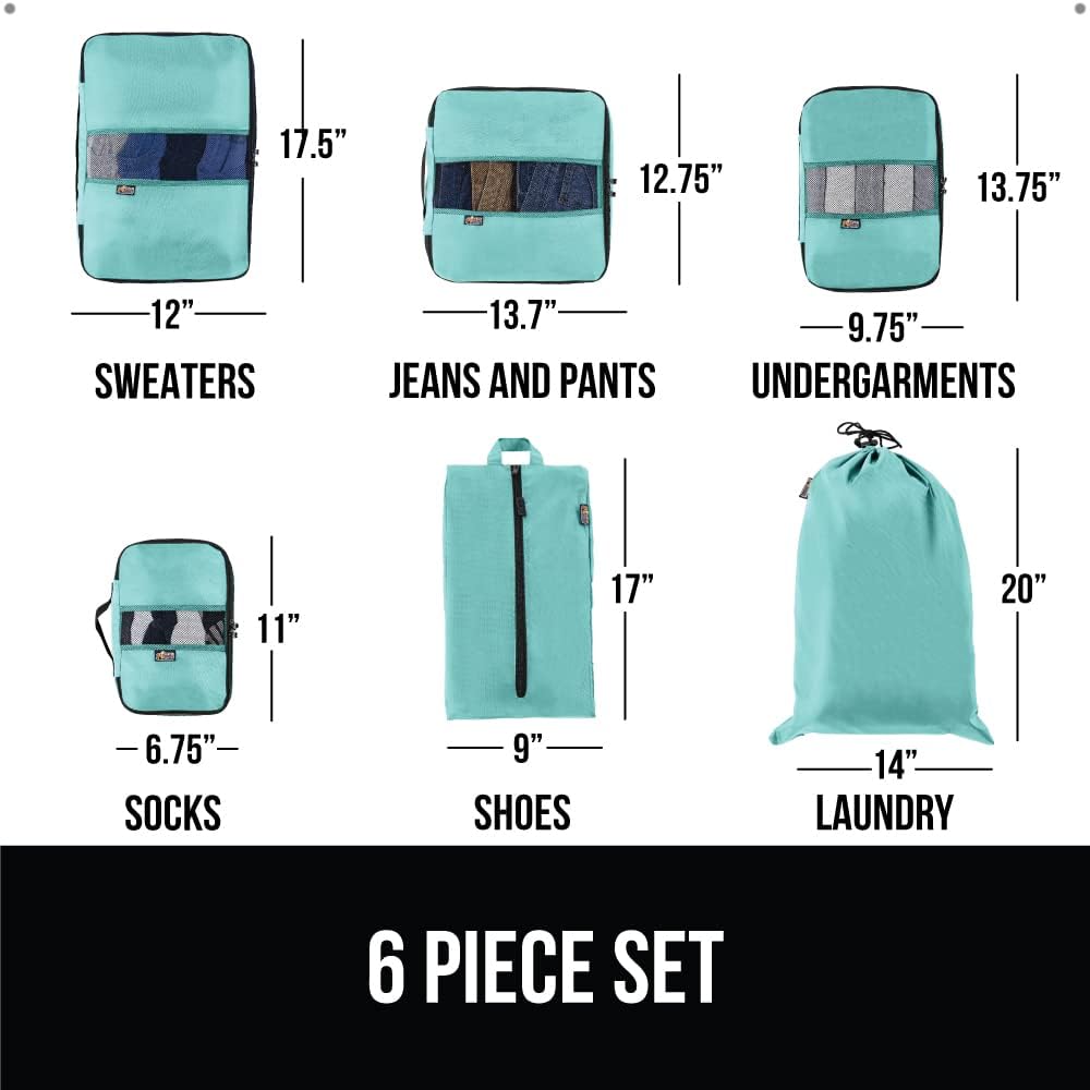 Cubes Organizadores de Ropa y Accesorios de Viaje para Maletas