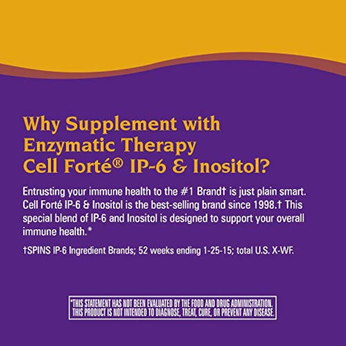 Nature's Way Cell Forte IP-6 y suplemento de inositol