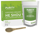 Certificado orgánico He Shou Wu - Bolsa grande de 5oz de 30