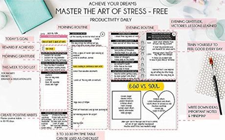 Agenda Freedom Mastery Ley de la Atracción Negro