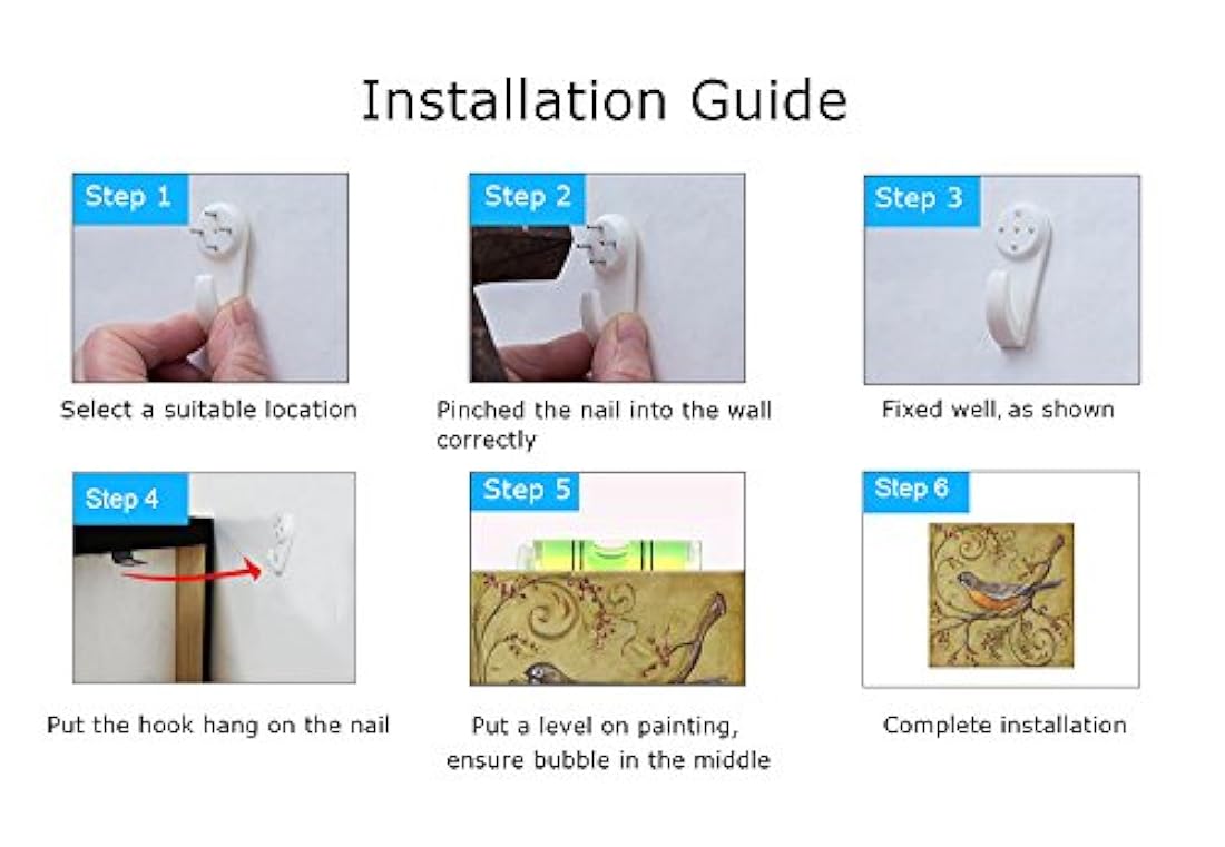 vvovv decoración de pared – 5 paneles de arte de cabeza