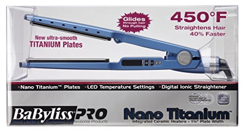 Plancha alisadora de nano titanio, 1-1 / 4