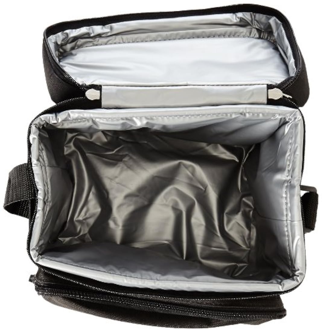 Everest Cooler Bolsa para el almuerzo, color Negro
