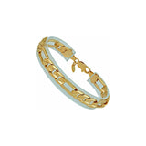 Pulseras de cadena Figaro para hombres y mujeres