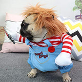 Disfraz de mascota mortal para perro, disfraz de perro