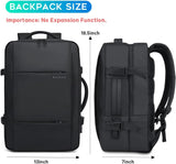 Mochila BANGE para Viajes, Aprobada para Vuelo, 17 Laptop