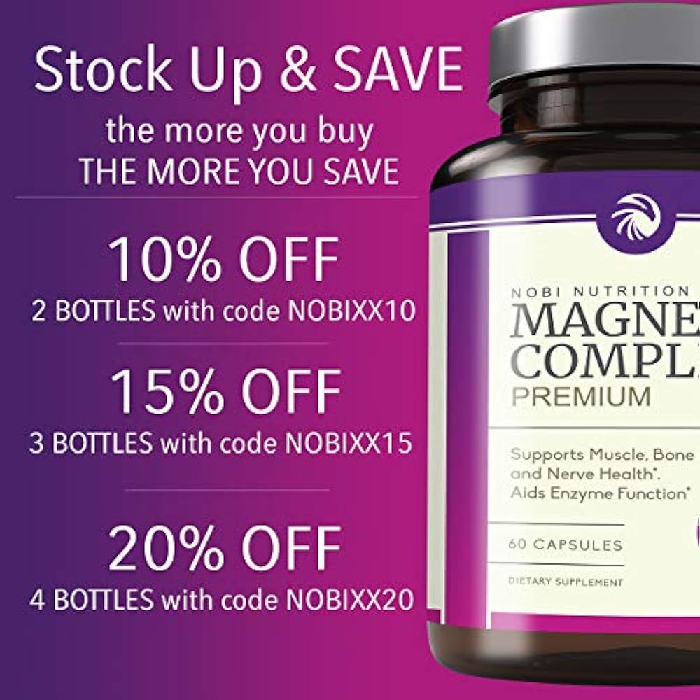 Complejo de magnesio de alta absorción 500mg