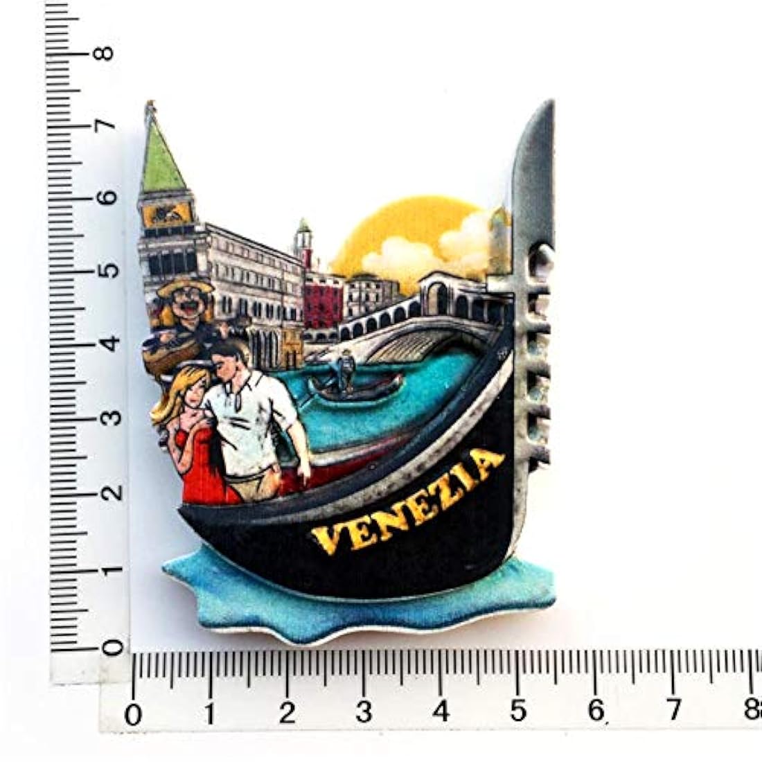 Imán para nevera de Venecia Italia, hecho a mano