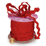 Cinta Rojo Ric Rac recortar, 11 mm x 25yd