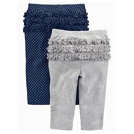 Pantalones Paquete de 4 pantalones para niña  0 - 3 meses