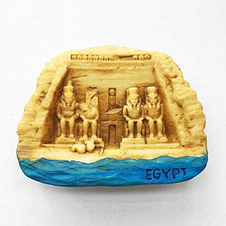 Imanes para nevera, diseño del templo de egipto en 3D